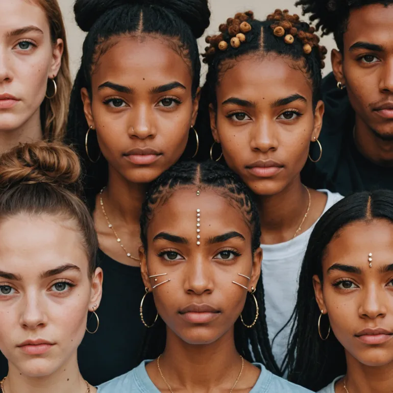 Много пирсинга на лице: тренд или перебор? Пирсинг-тренды 2025 и уход