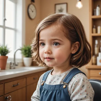 Первый шаг в мир красоты: модные стрижки для девочек в 1 год