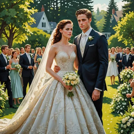 Знаменитости и их судьбоносные моменты: все о свадьбе Кристен Стюарт