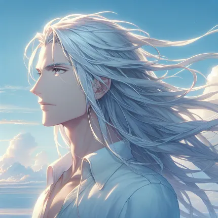 Длинные белые волосы у мужчин: стиль, уход и культурное значение